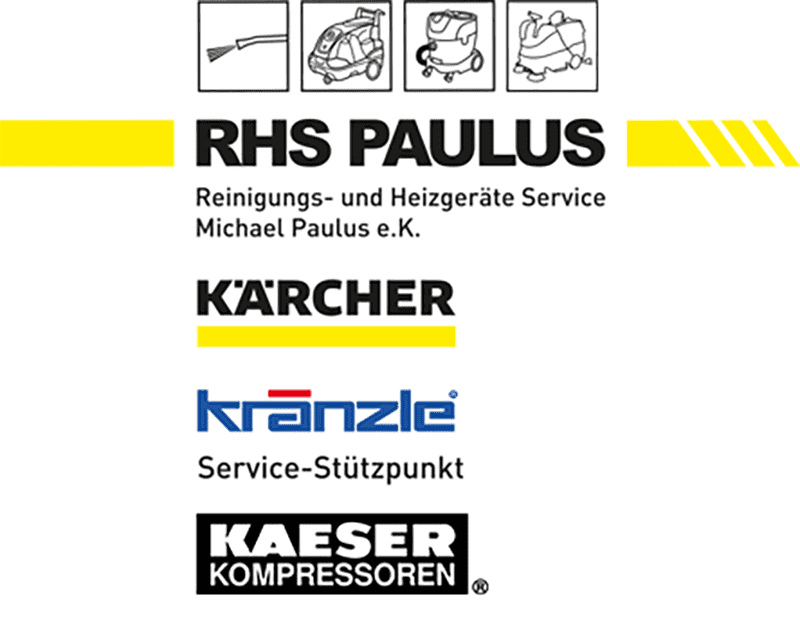 Logo RHS Paulus - Kärcher, Kränzle, Kaeser Partner